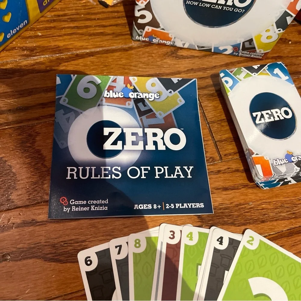 blue orange zero down